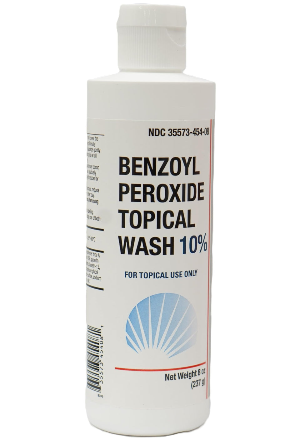 Burelpharma front bottle view showing label and flip-top, travel-friendly benefit