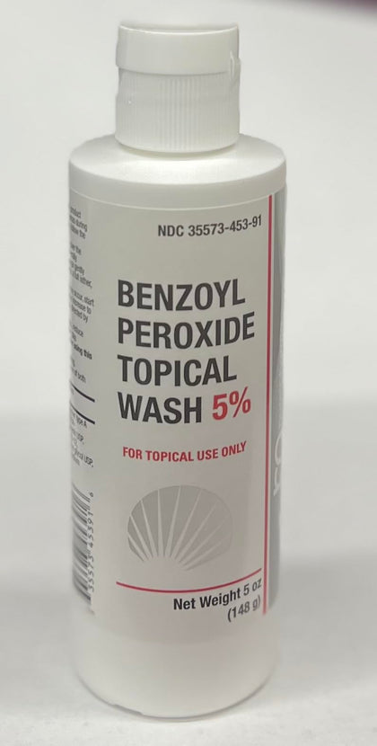 BurelPharma front packaging showing 5% benzoyl peroxide and benefits