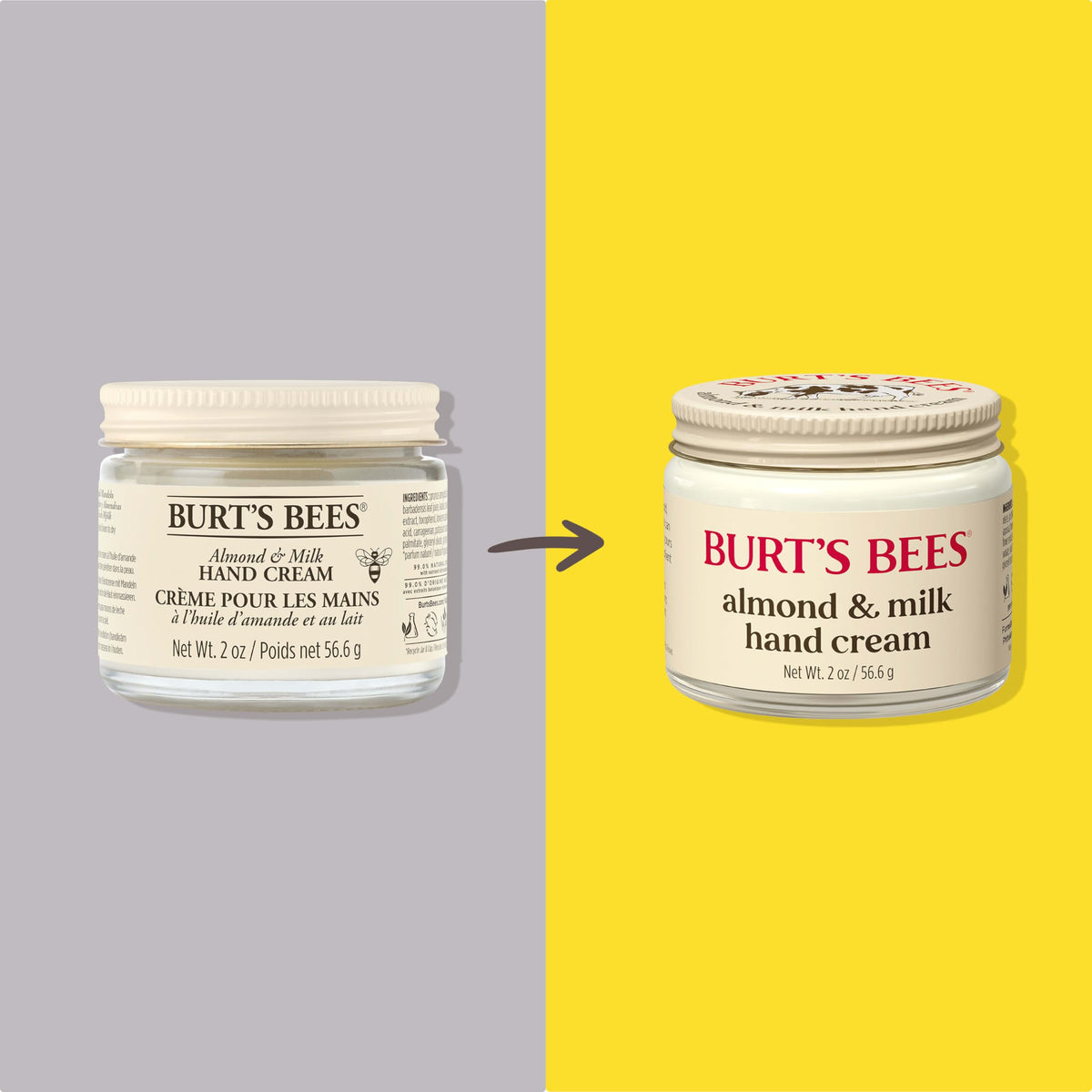 Burt's Bees back label with ingredients and usage directions for informed buyers