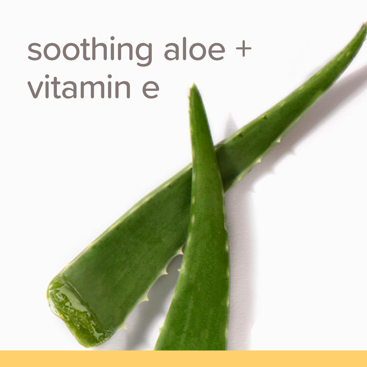 Burt's Bees lotion texture pouring to show moisturizing aloe and shea