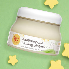Burt's Bees three tubs arranged to show the pack of three convenience