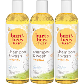 Burt's Bees bottle front packaging showing gentle baby formula benefit