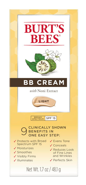 Burt's Bees BB cream in morning routine setting showing quick application and natural finish