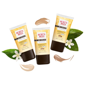 Burt's Bees application on hand demonstrating buildable coverage and quick absorption