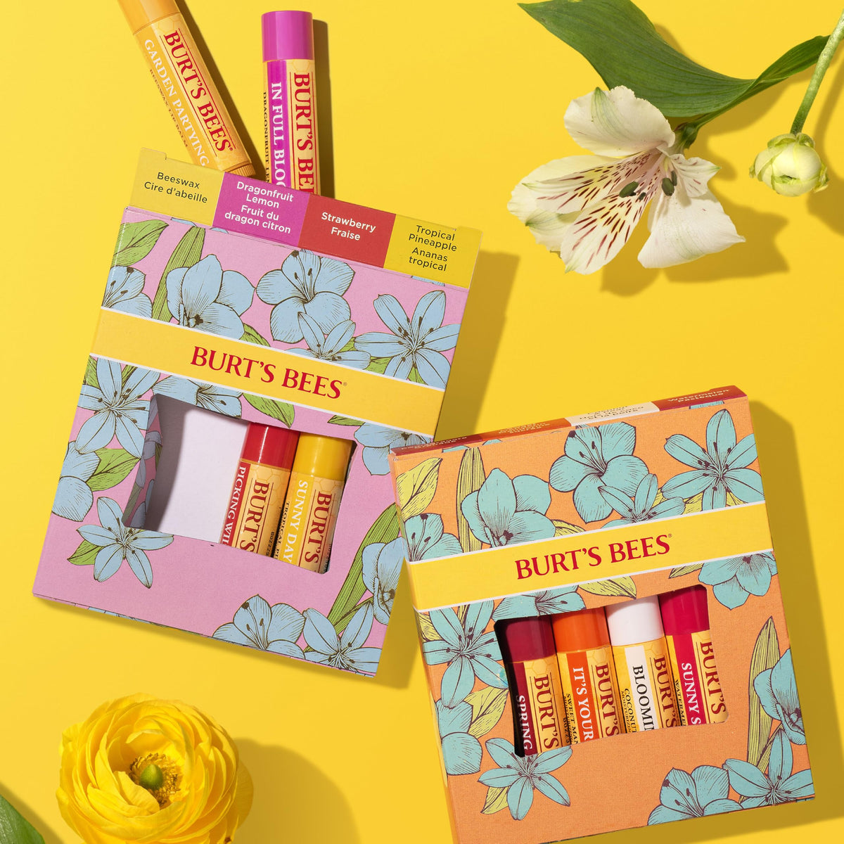 Burt's Bees Beeswax tube close-up showing balm texture and moisturizing benefits