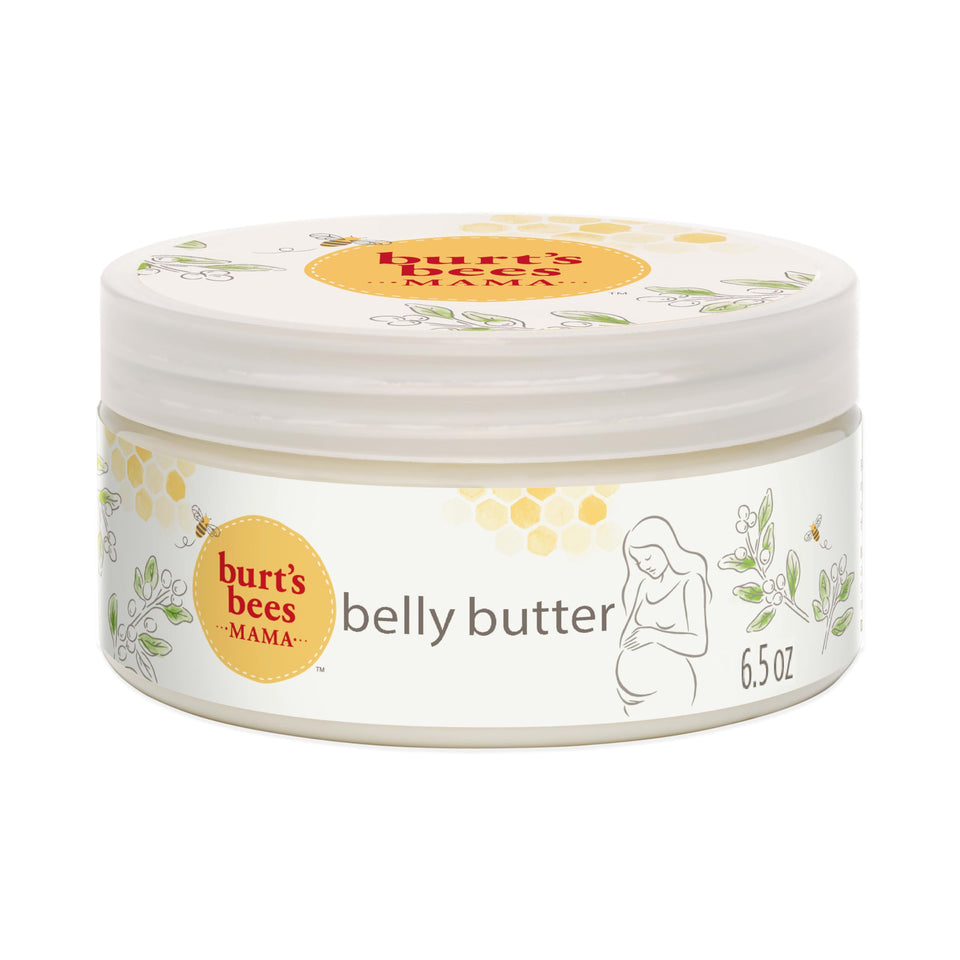 Burt's Bees tub front view shows product packaging and natural formula benefits