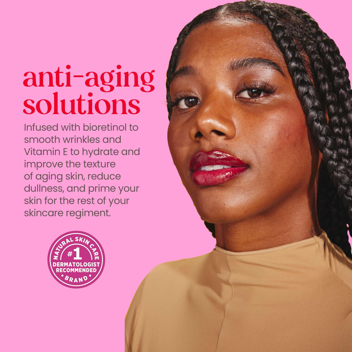 Person using Burt's Bees Renewal Cleanser in hand to remove impurities and hydrate