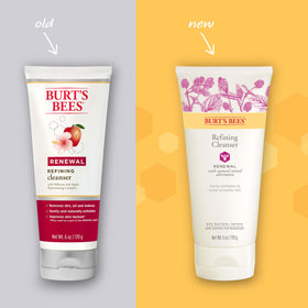 Burt's Bees tube and label close-up highlighting bakuchiol and dermatologist-tested claim