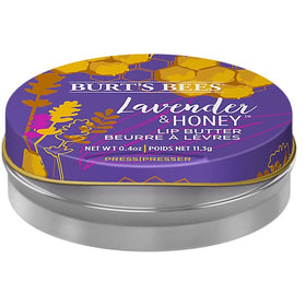 Burt's Bees close-up of shea and cocoa butters illustrating rich emollients