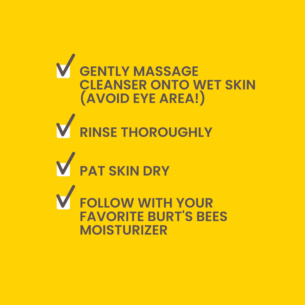 Burt's Bees before-and-after makeup removal demonstration for effective cleansing
