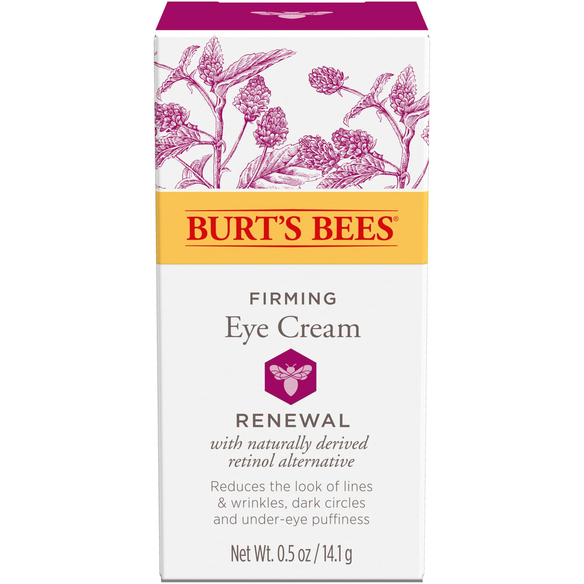 Burt's Bees bakuchiol plant ingredient visual emphasizing gentler alternative