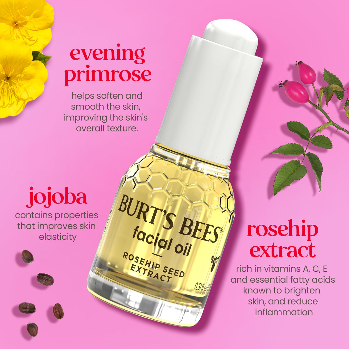 Burt's Bees oil paired with gua sha tool demonstrating smoother tool glide benefit