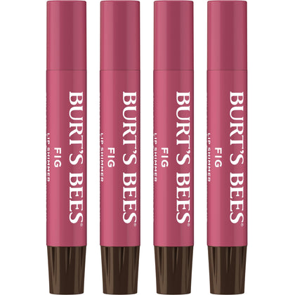 Burt's Bees fig balm front packaging showing warm shimmer and benefits
