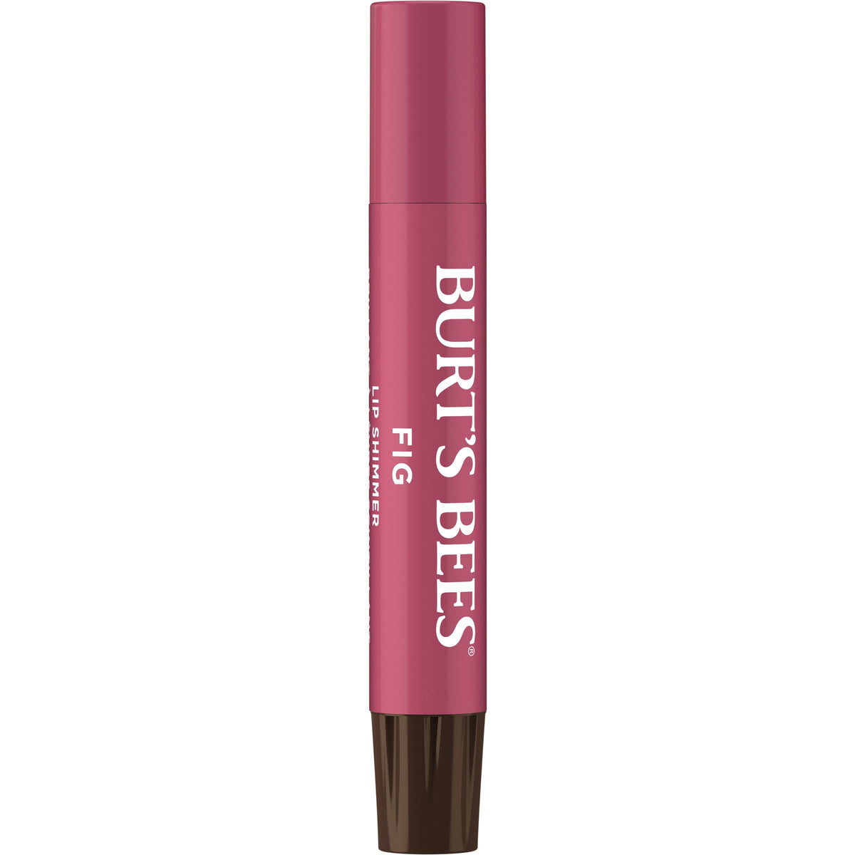 Burt's Bees fig balm twist-up stick close-up illustrating smooth glide