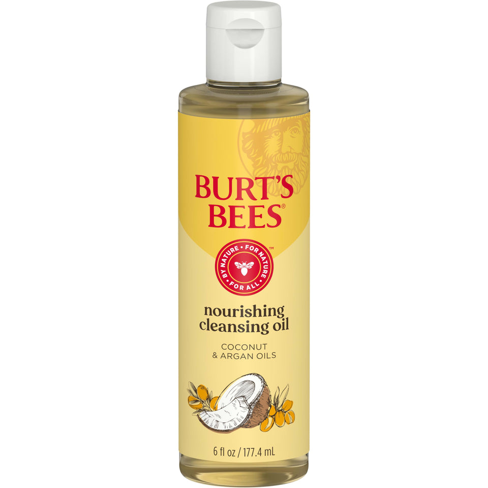 Burt's Bees front packaging showing bottle and branding for gentle cleansing