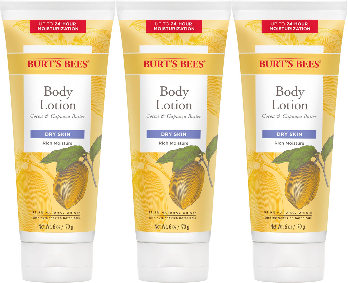 Burt's Bees front packaging showing product and benefits