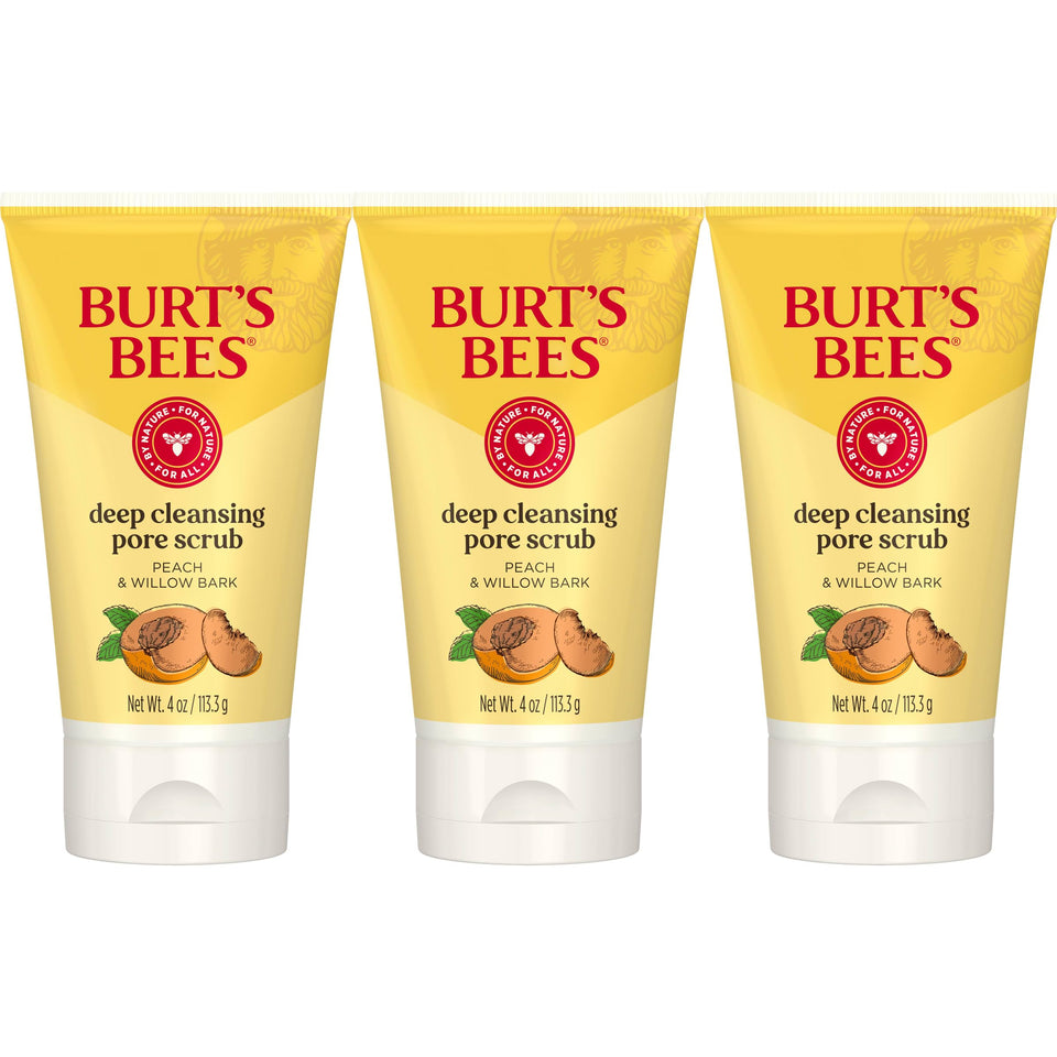 Burt's Bees front packaging showing peach and willow benefits