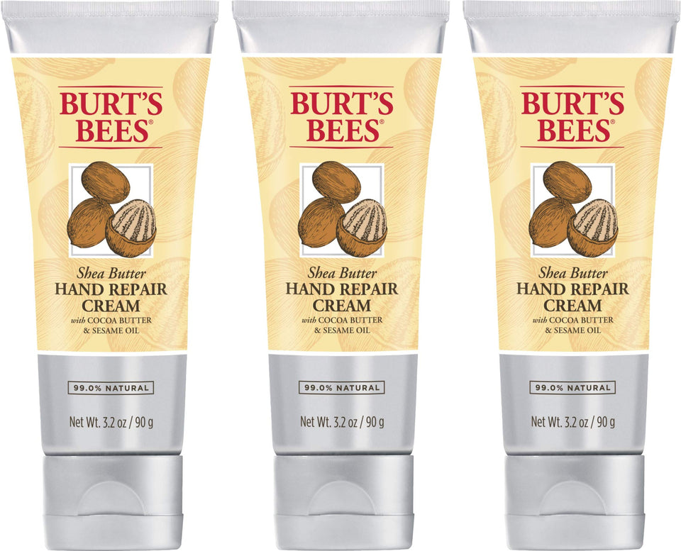 Burt's Bees front packaging showing tube and product name for reliable moisturizing