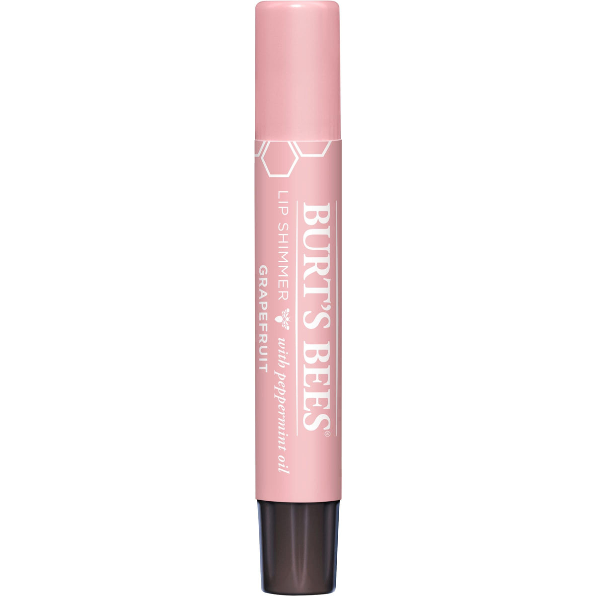 Burt's Bees twist-up stick detail highlighting smooth application and portability