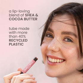 Burt's Bees ingredients label highlighting natural origin benefit