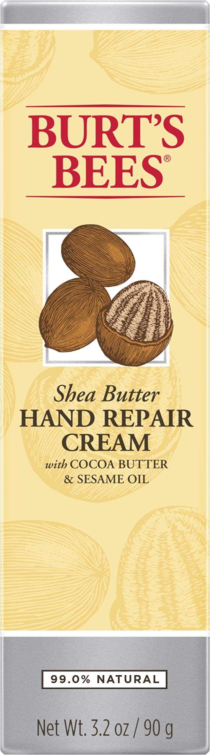 Burt's Bees hands applying cream showing hydration and softening benefit