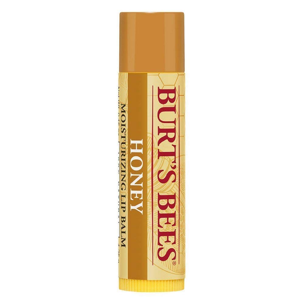 Burt's Bees front tube showing label and size for easy identification and portability
