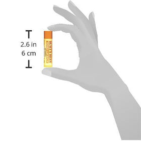 Burt's Bees close-up of single tube tip highlighting texture and easy application