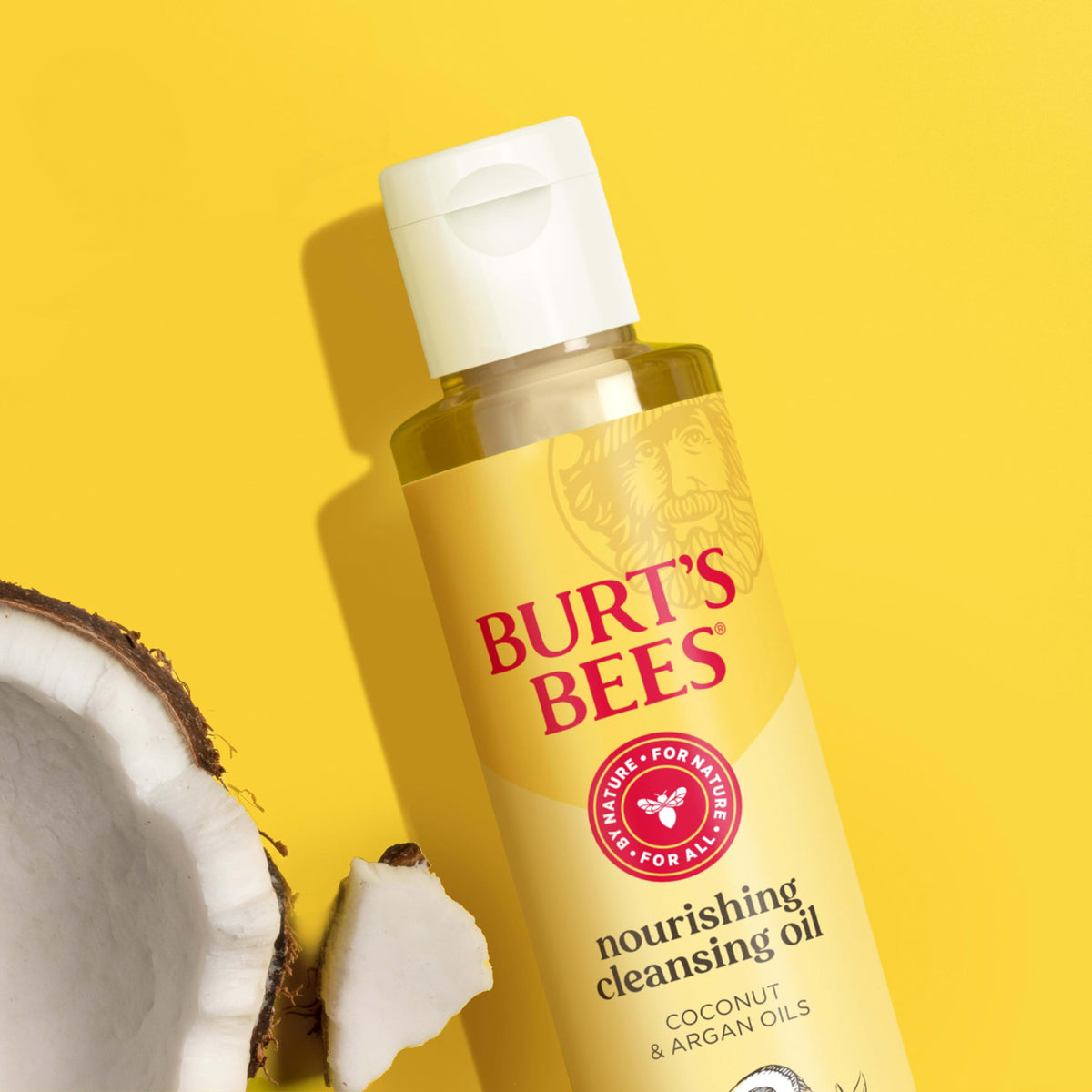 Burt's Bees ingredients label close-up reassuring natural-origin formulation