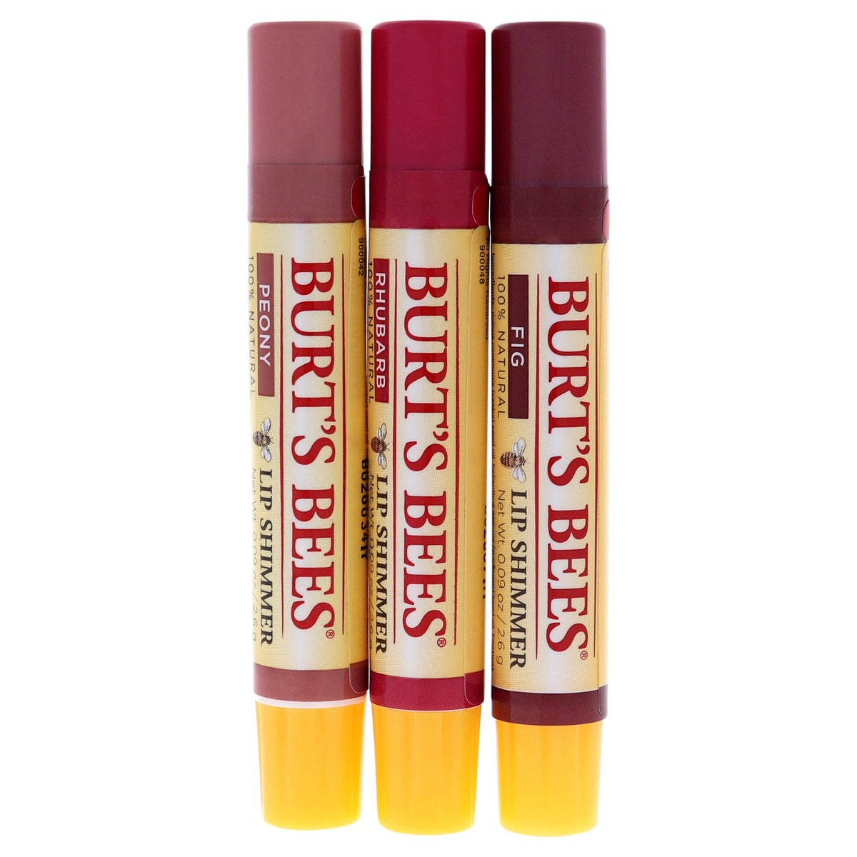 Burt's Bees texture close-up of balm sheen and hydrating finish