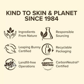 Burt's Bees label close-up listing kokum butter and natural moisturizers