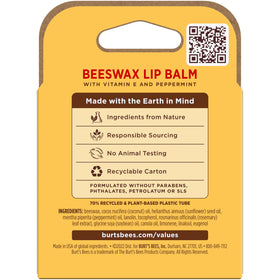 Burt's Bees lip balm with bag and sunglasses showing everyday lifestyle convenience benefit