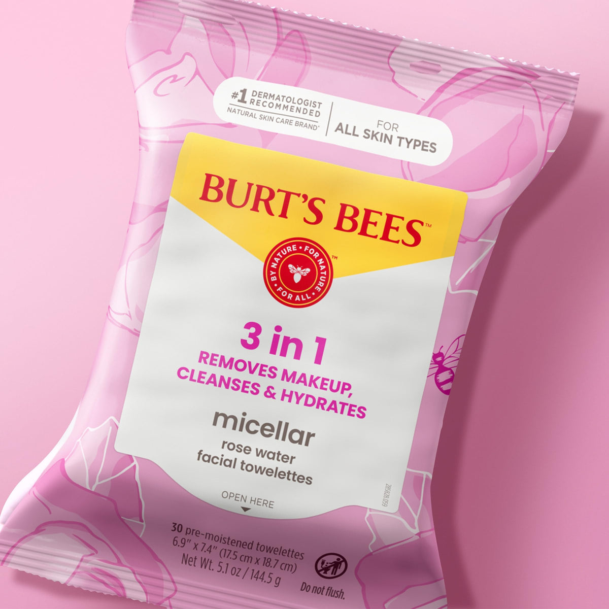 Burt's Bees lifestyle bathroom counter suggesting convenient daily use
