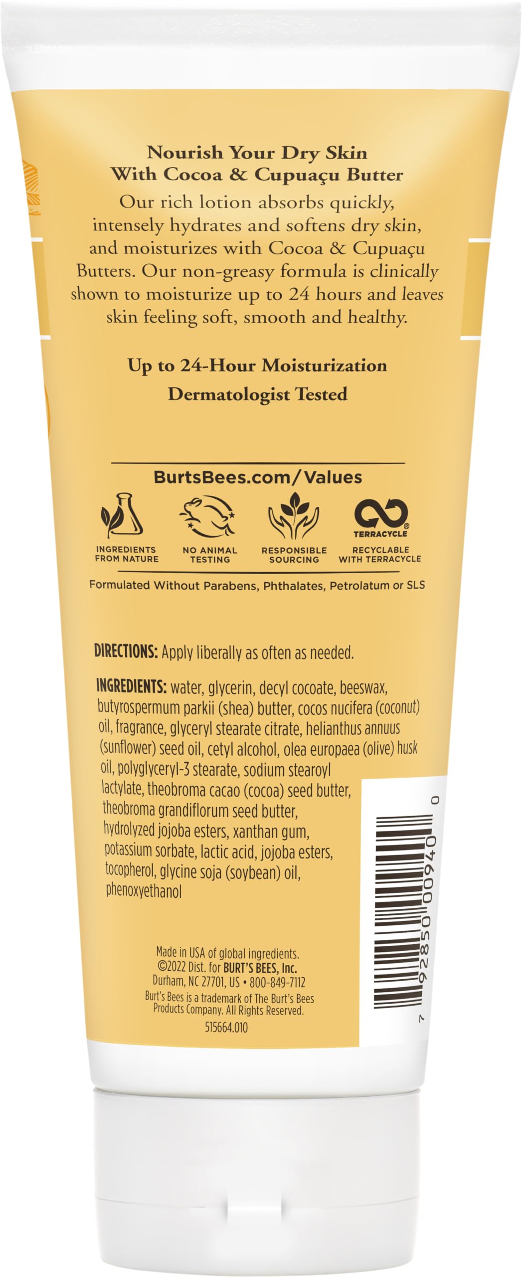 Burt's Bees bottle on bathroom shelf suggesting daily moisturizing ritual