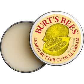 Burt's Bees cuticle cream on a vanity showing routine use for healthier nails