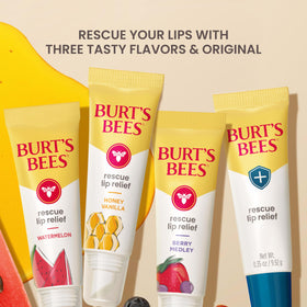 Burt's Bees lip balm used outdoors protecting lips from wind and cold