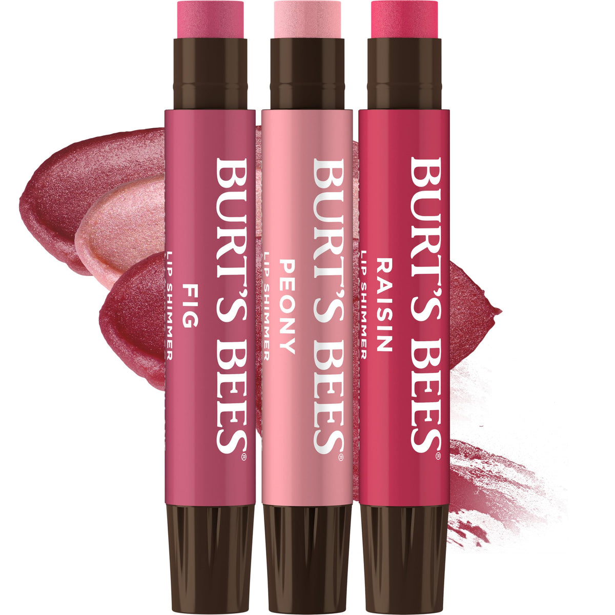 Burt's Bees front packaging showing three tubes and brand clarity
