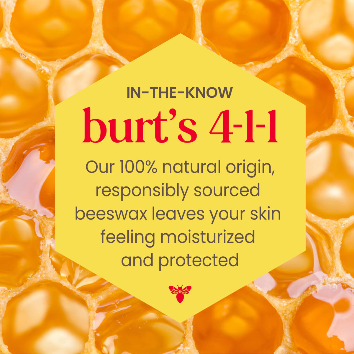 Burt's Bees tube inside a purse illustrating portable touch-ups