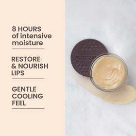 Burt's Bees open jar showing creamy texture for deep nighttime hydration