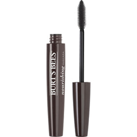 Burt's Bees front tube view showing classic black packaging and easy application benefit