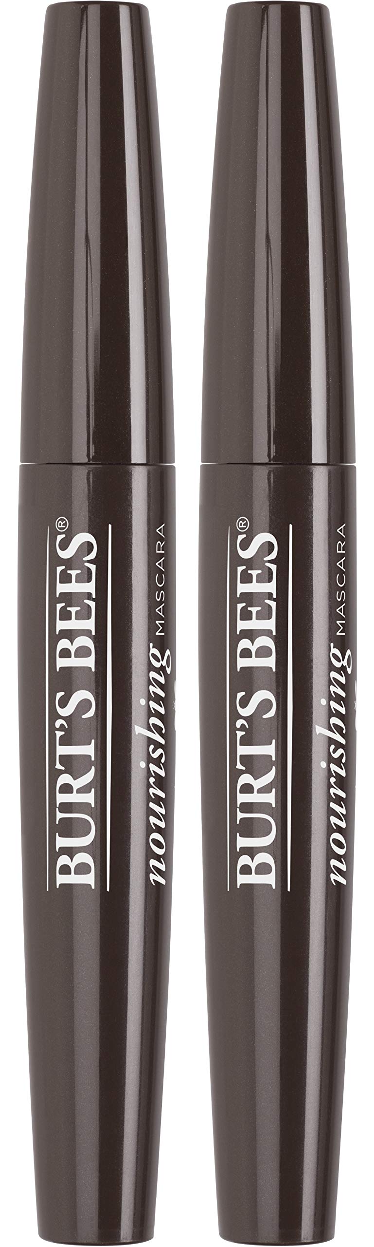 Burt's Bees front packaging showing Classic Black mascara and branding benefit: clear product ID