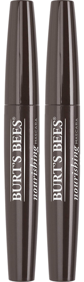Burt's Bees front packaging showing Classic Black mascara and branding benefit: clear product ID