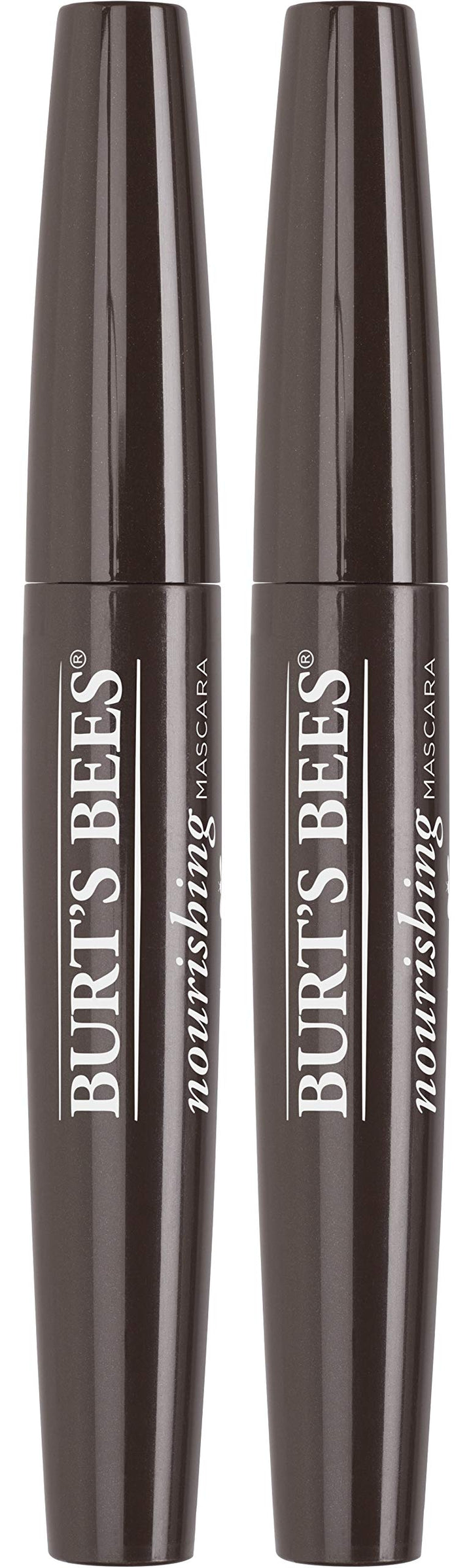 Burt's Bees front packaging showing Classic Black mascara and branding benefit: clear product ID