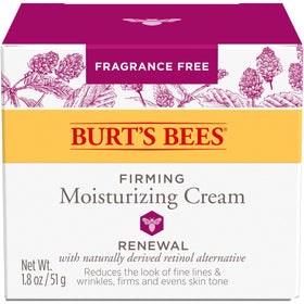 Burt's Bees tub on bathroom counter in night routine promoting gentle hydration