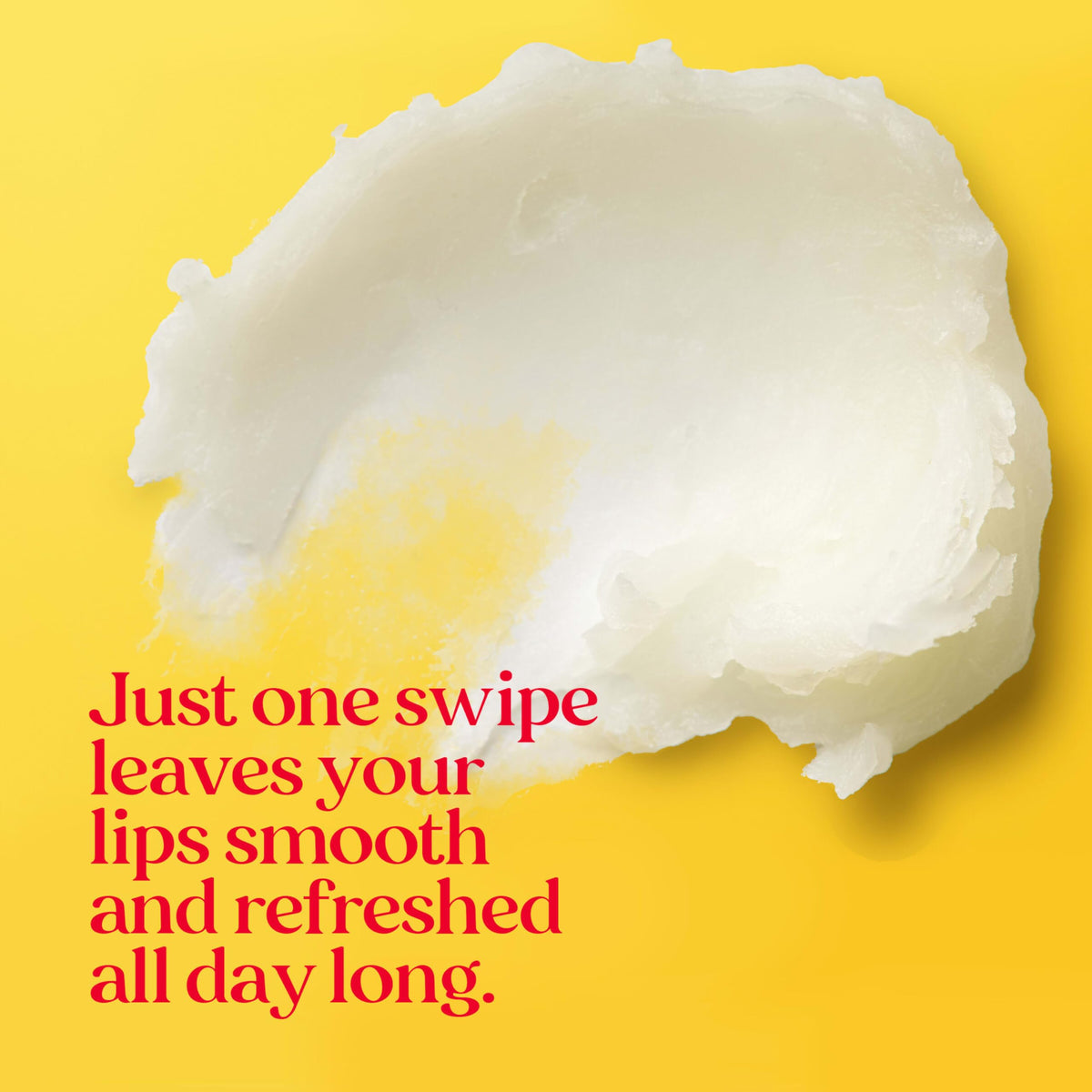 Burt's Bees open tube texture, smooth balm for soft lips