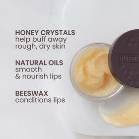 Burt's Bees overnight treatment open jar showing smooth balm for long hydration