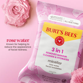 Burt's Bees open pack with resealable lid for moistness preservation benefit