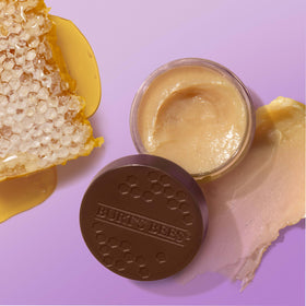 Burt's Bees back label close-up showing clean-ingredients transparency benefit