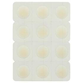 Burt's Bees close-up of patch texture highlighting gentle absorption