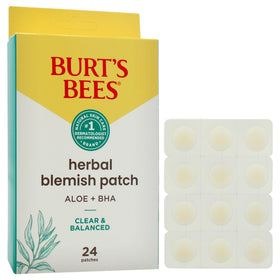 Burt's Bees assorted patch sizes on backing showing selection benefit