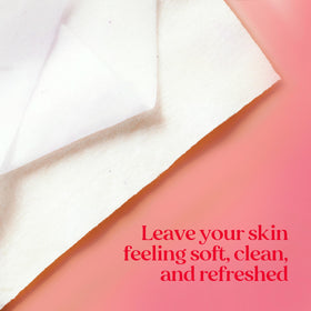 Burt's Bees open pack with a wipe pulled out, demonstrating easy one-handed dispensing